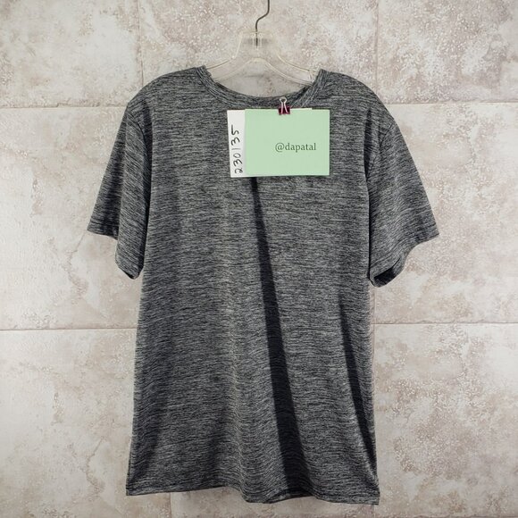 Athletic Activewear Crew Neck Grey Short Sleeve T Shirt Mens Size L Zone Pro - Picture 4 of 4